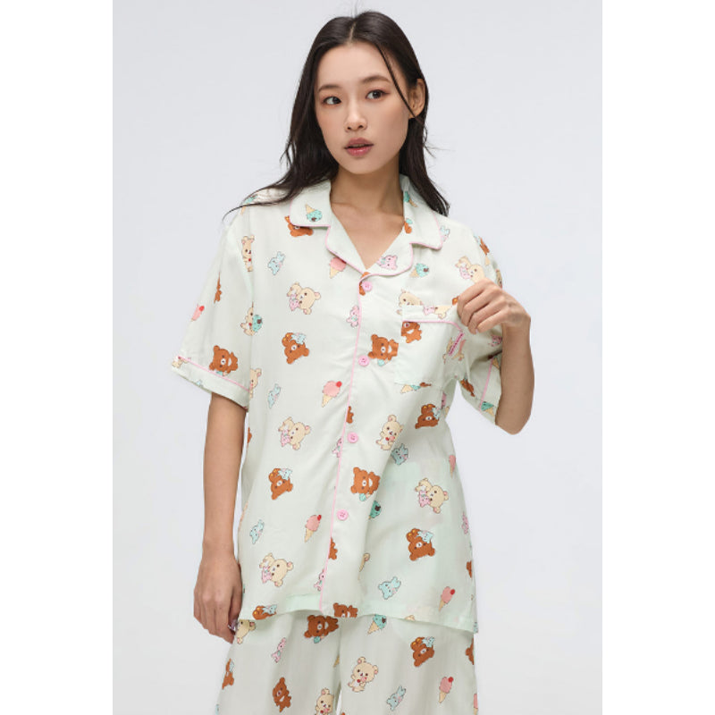 SPAO x Rilakkuma - Kuma's Summer Short Sleeve Pajamas