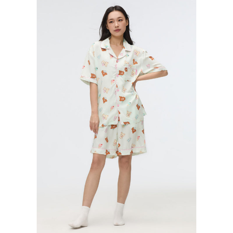 SPAO x Rilakkuma - Kuma's Summer Short Sleeve Pajamas