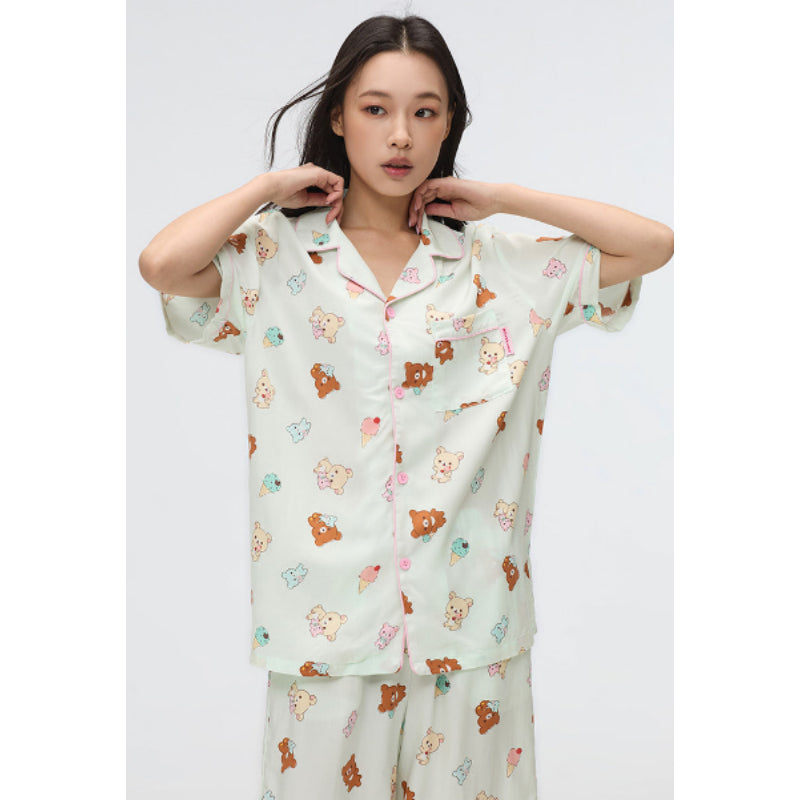 SPAO x Rilakkuma - Kuma's Summer Short Sleeve Pajamas