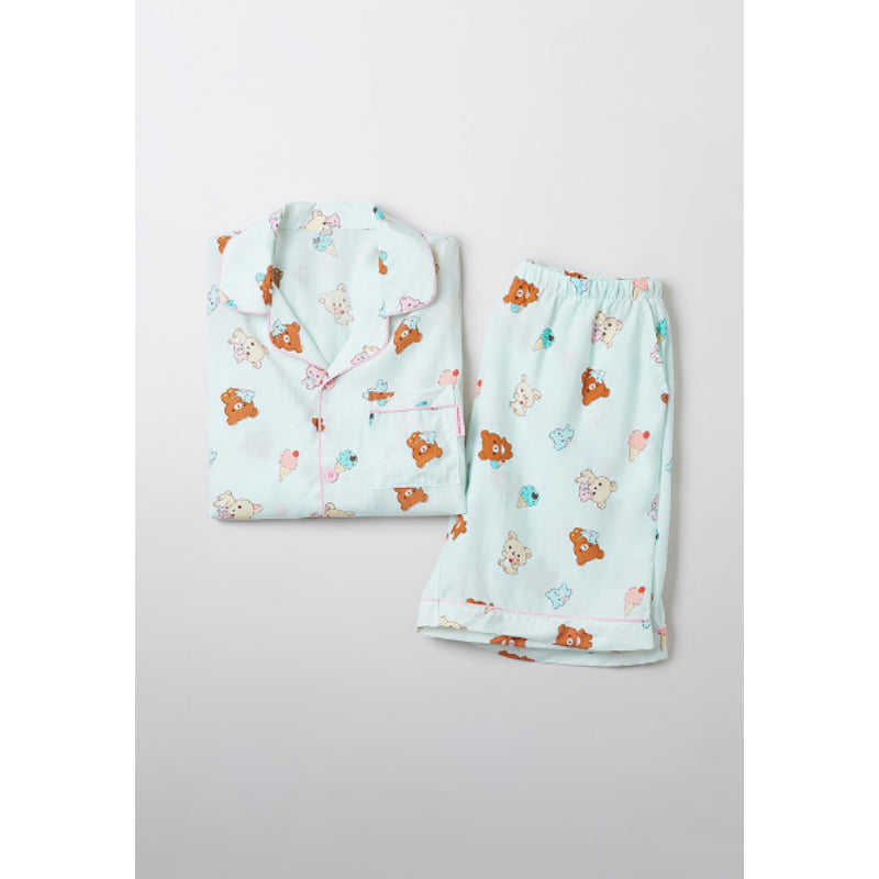 SPAO x Rilakkuma - Kuma's Summer Short Sleeve Pajamas