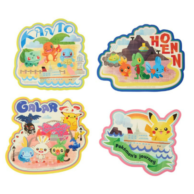 Pokémon Center Sticker Set Pokemon's Journey