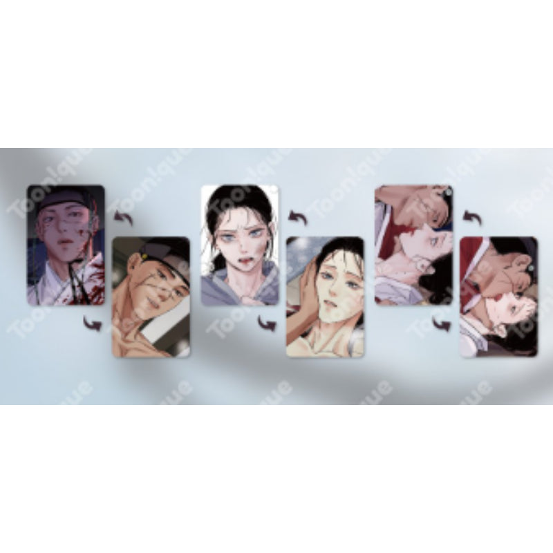 Steel Under Silk X Toonique - Lenticular Photocard Set