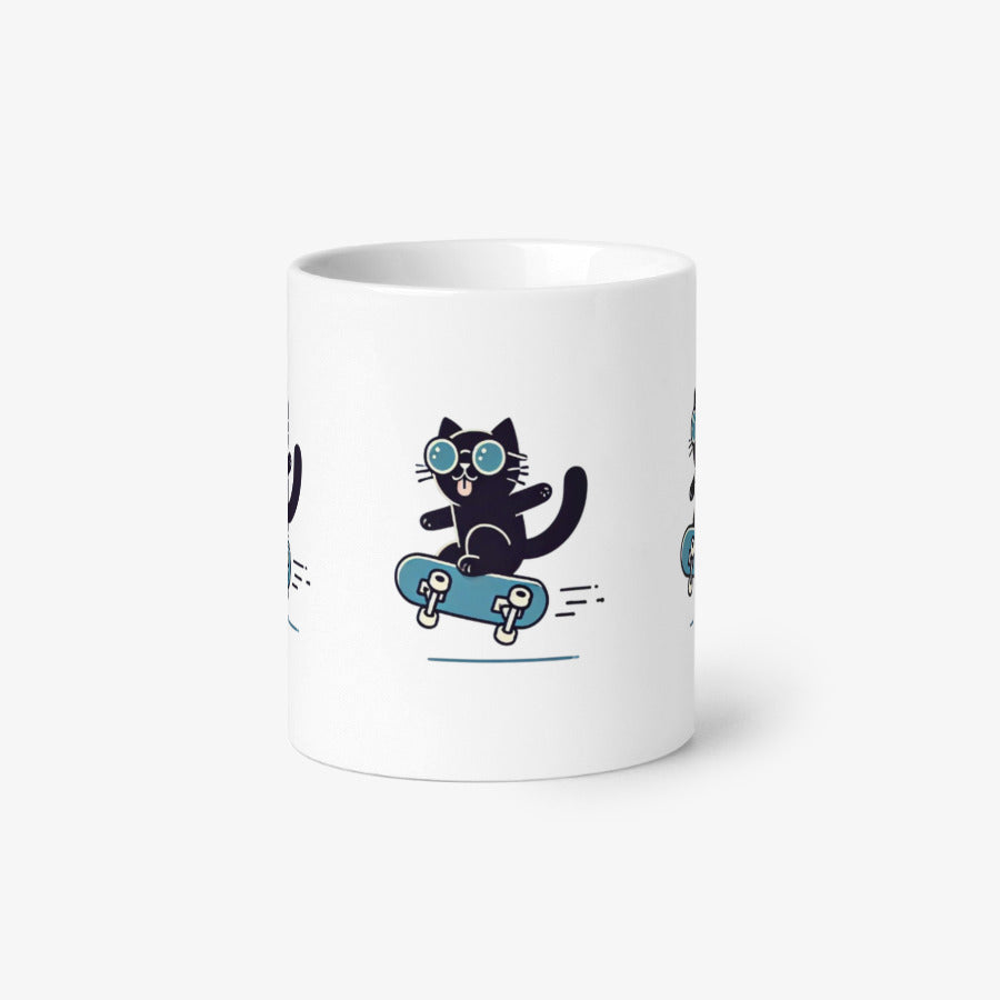 Egg Cartop - Meditating Cat 53 Basic Mug