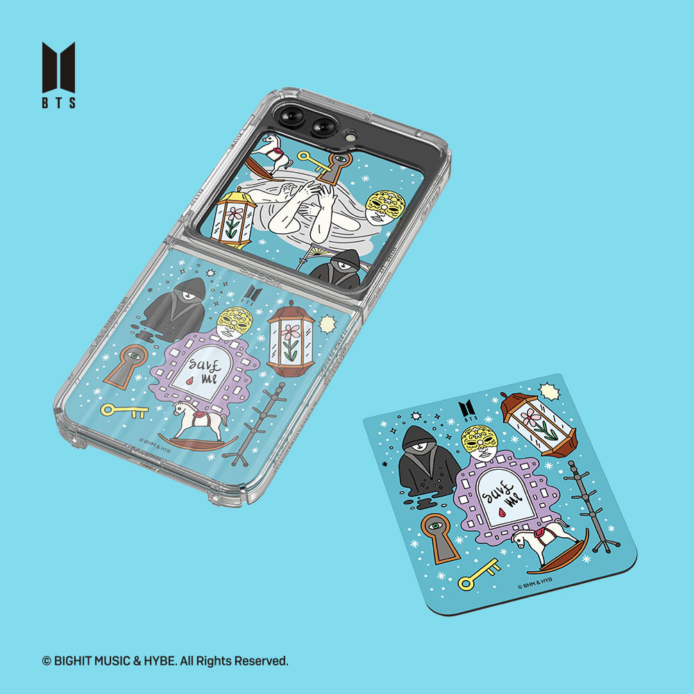 SLBS - BTS Music Theme FAKE LOVE Flip Suit Card Case Set