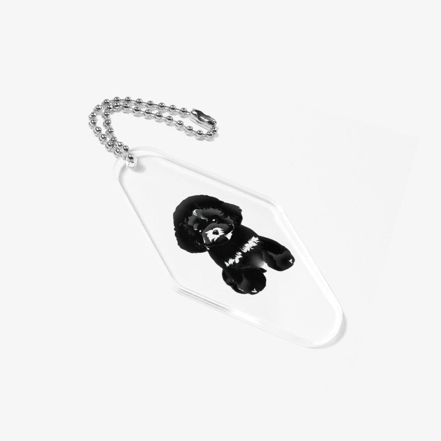 Shasha - Poodle Toy Willie Acrylic Keychain