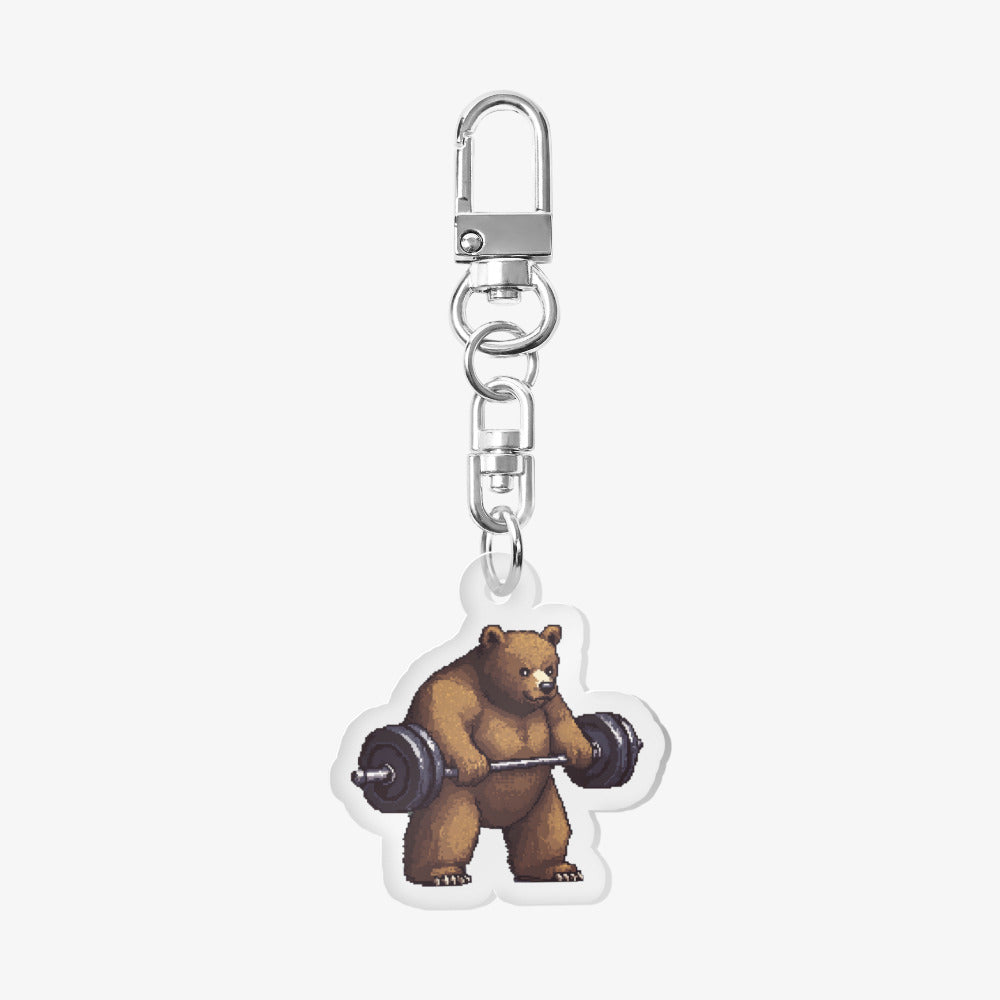 Gommossi - The Day at Gym Acrylic Keyring