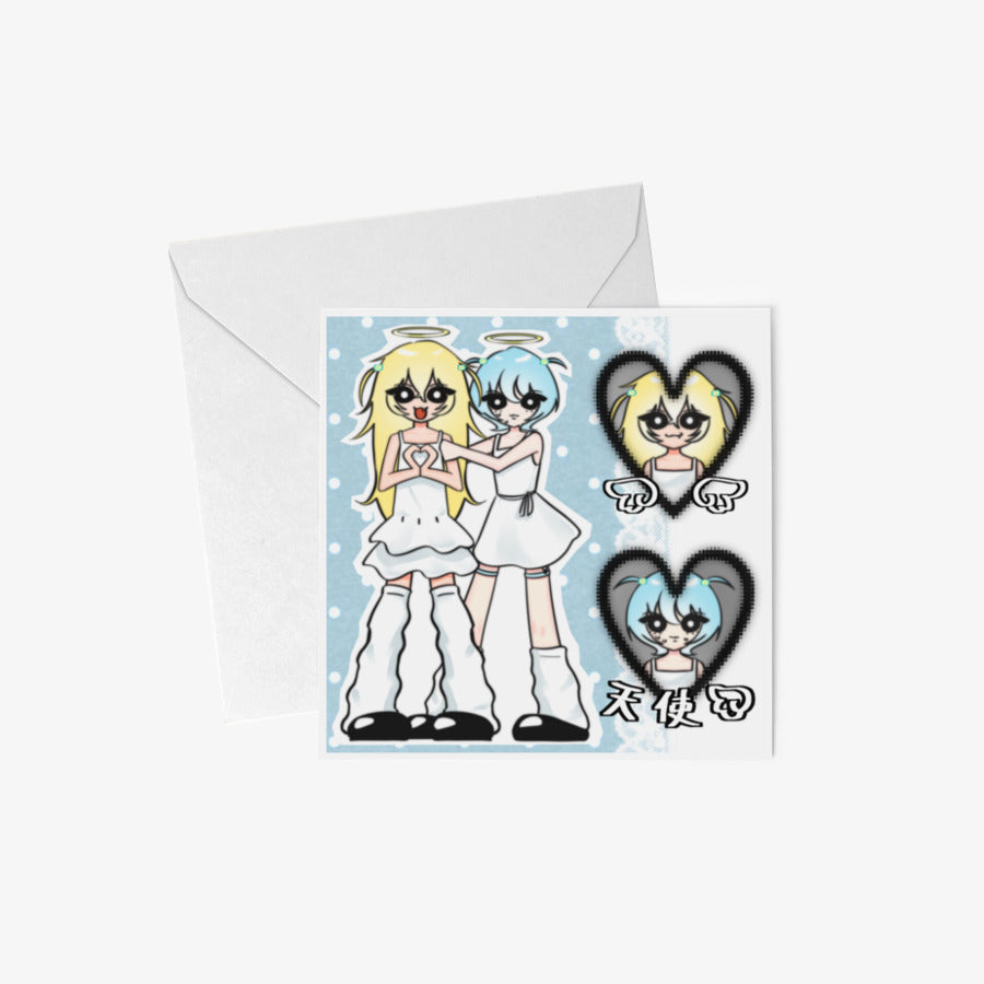 Mimpangji - Angel Postcard & Envelope Set