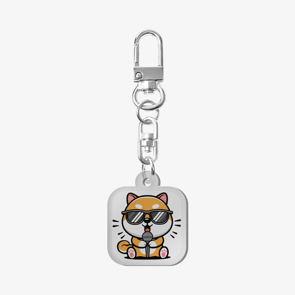 Ready to Go - Singing Shiba Inu Acrylic Keyring