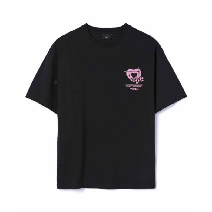 WMC x QWER Hina - Heart Eyes Short Sleeve T-Shirt