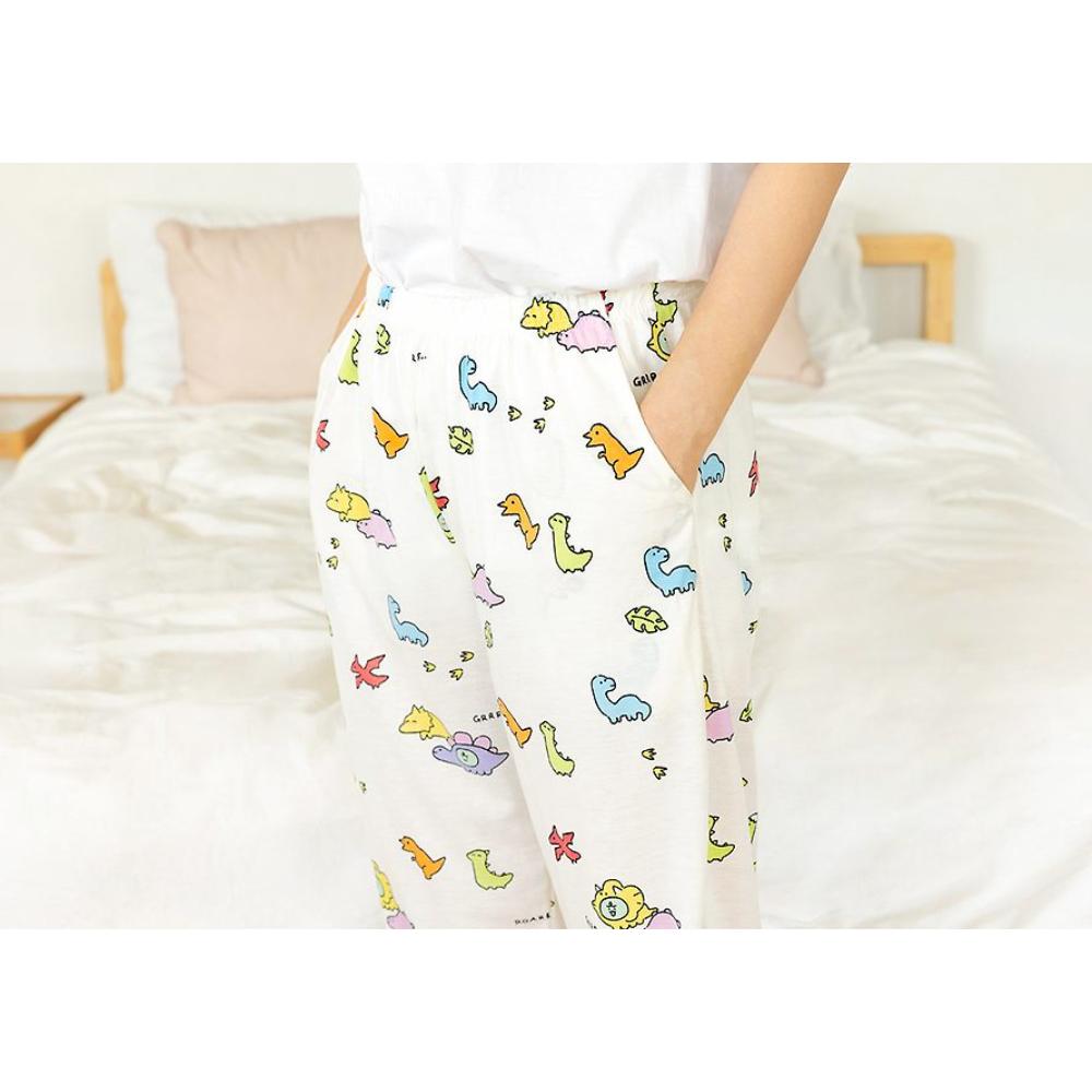 Kakao Friends - Jordy Dino Pajama Pants Set