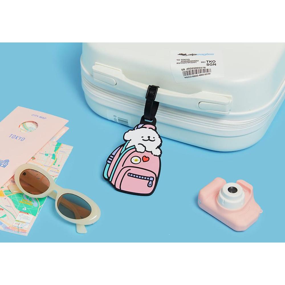 Kakao Friends - Maltese & Retriever Luggage Tag