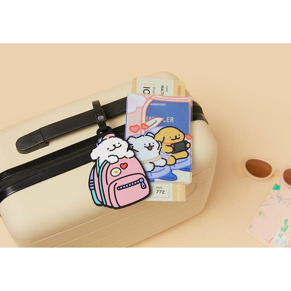 Kakao Friends - Maltese & Retriever Luggage Tag