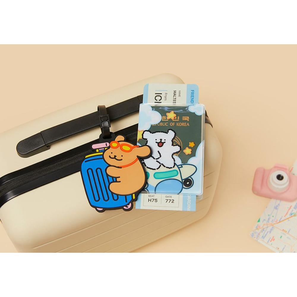 Kakao Friends - Maltese & Retriever Luggage Tag