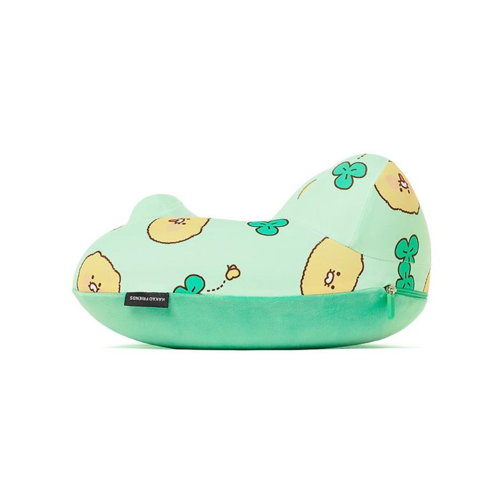 Kakao Friends - Choonsik Compact Air Pump Neck Cushion & Pouch Set