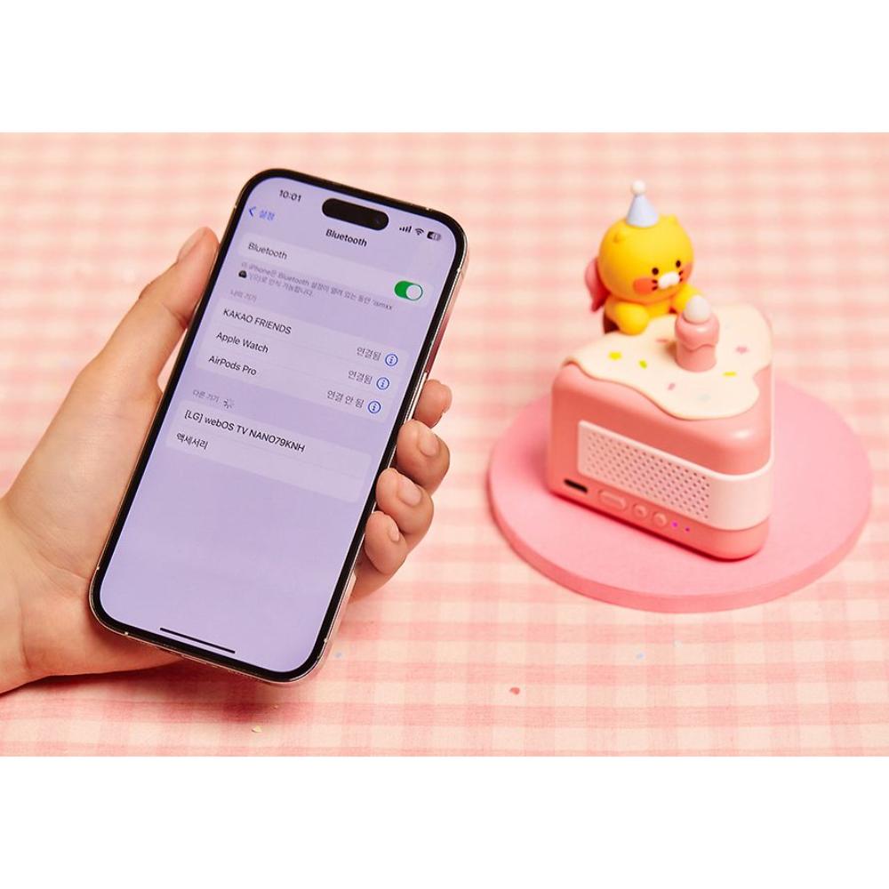 Kakao Friends - Choonsik's Birthday Party Speaker & Camera Keyring Set