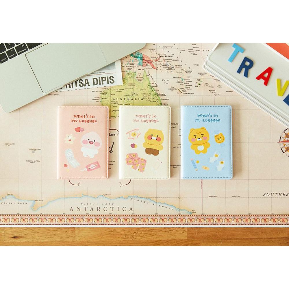 Kakao Friends - Little Friends What's in My Luggage Passport Case