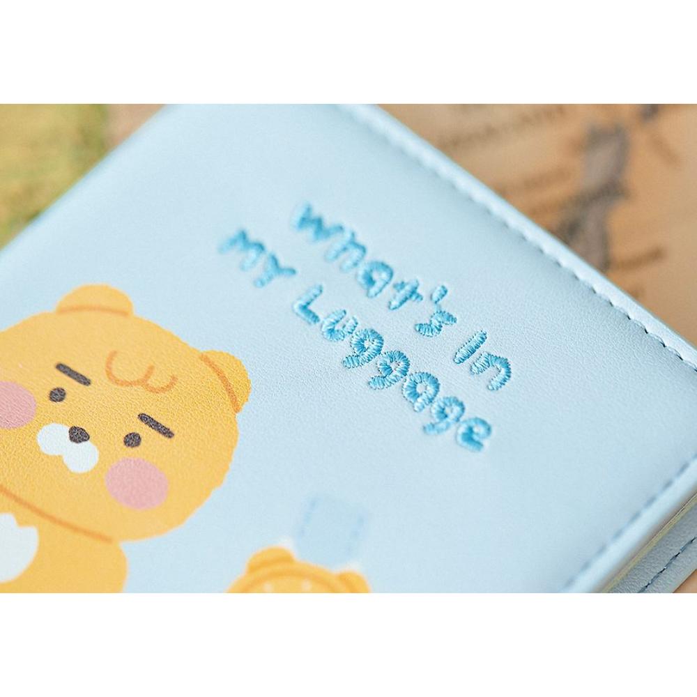 Kakao Friends - Little Friends What's in My Luggage Passport Case