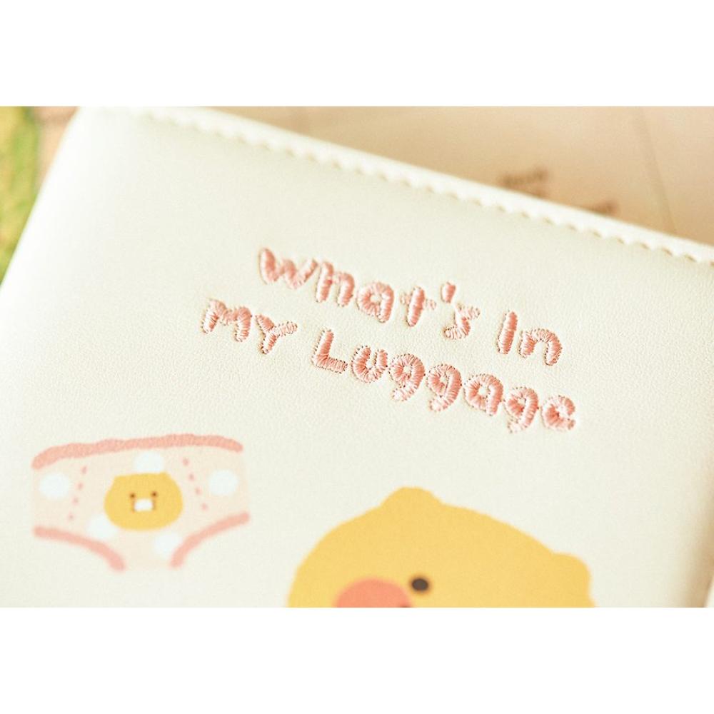 Kakao Friends - Little Friends What's in My Luggage Passport Case