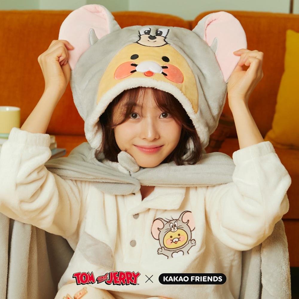 Tom and Jerry x Kakao Friends - Tuffy Choonsik Wearable Blanket