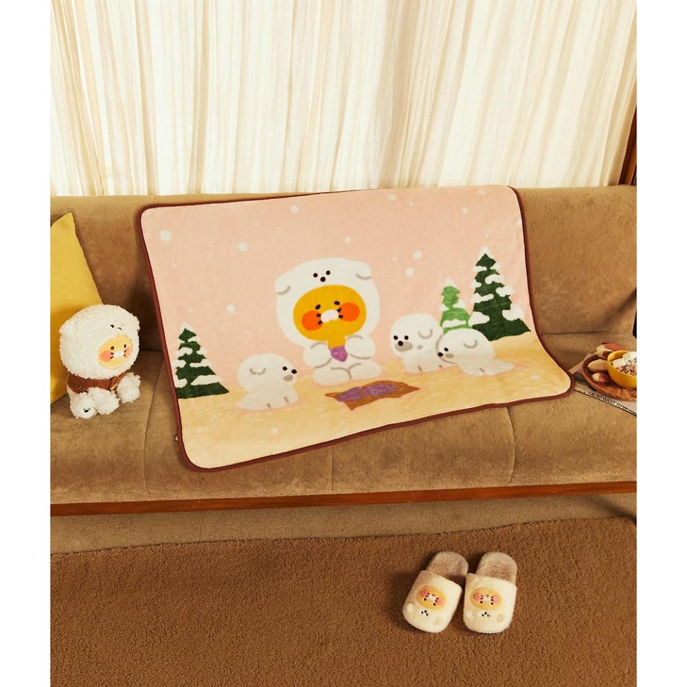 Kakao Friends - Choonsik Fluffy Friends Polyester Blanket