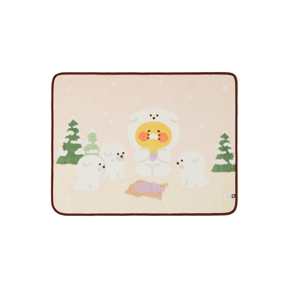 Kakao Friends - Choonsik Fluffy Friends Polyester Blanket