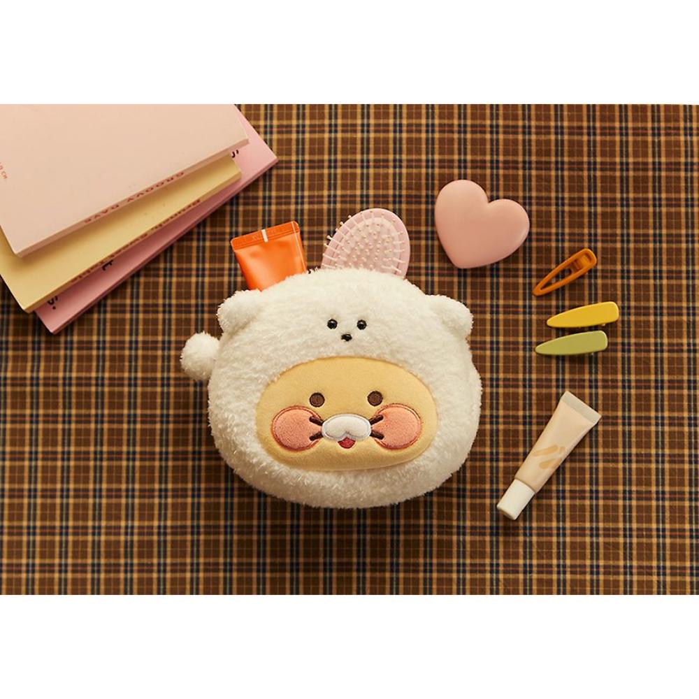 Kakao Friends - Floofy Friends Choonsik Face Pouch