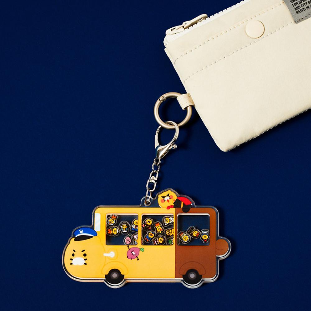 Kakao Friends - Choonsik Bus Acrylic Shaker Keyring