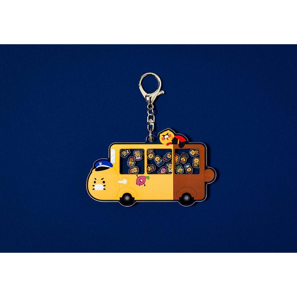 Kakao Friends - Choonsik Bus Acrylic Shaker Keyring