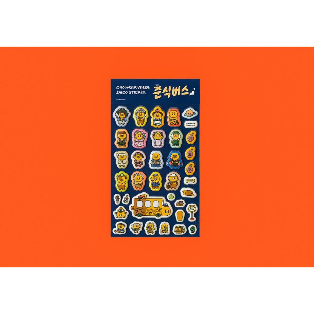 Kakao Friends - Choonsikverse Bread Deco Sticker