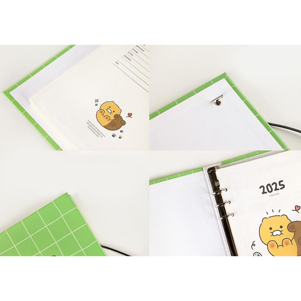 Kakao Friends - Choonsik Ordinary 2025 A5 Binder 6-Round Diary