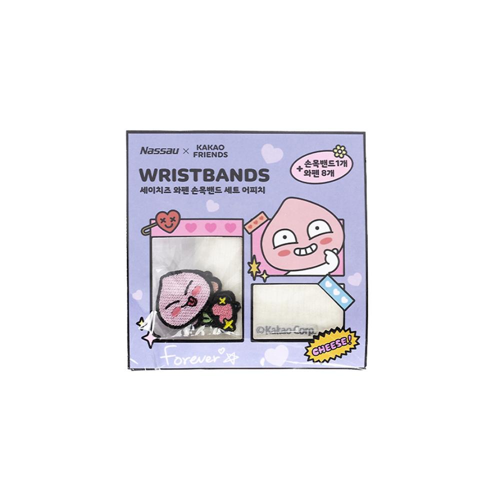 NASSAU x Kakao Friends - Apeach Wappen Wristband Set