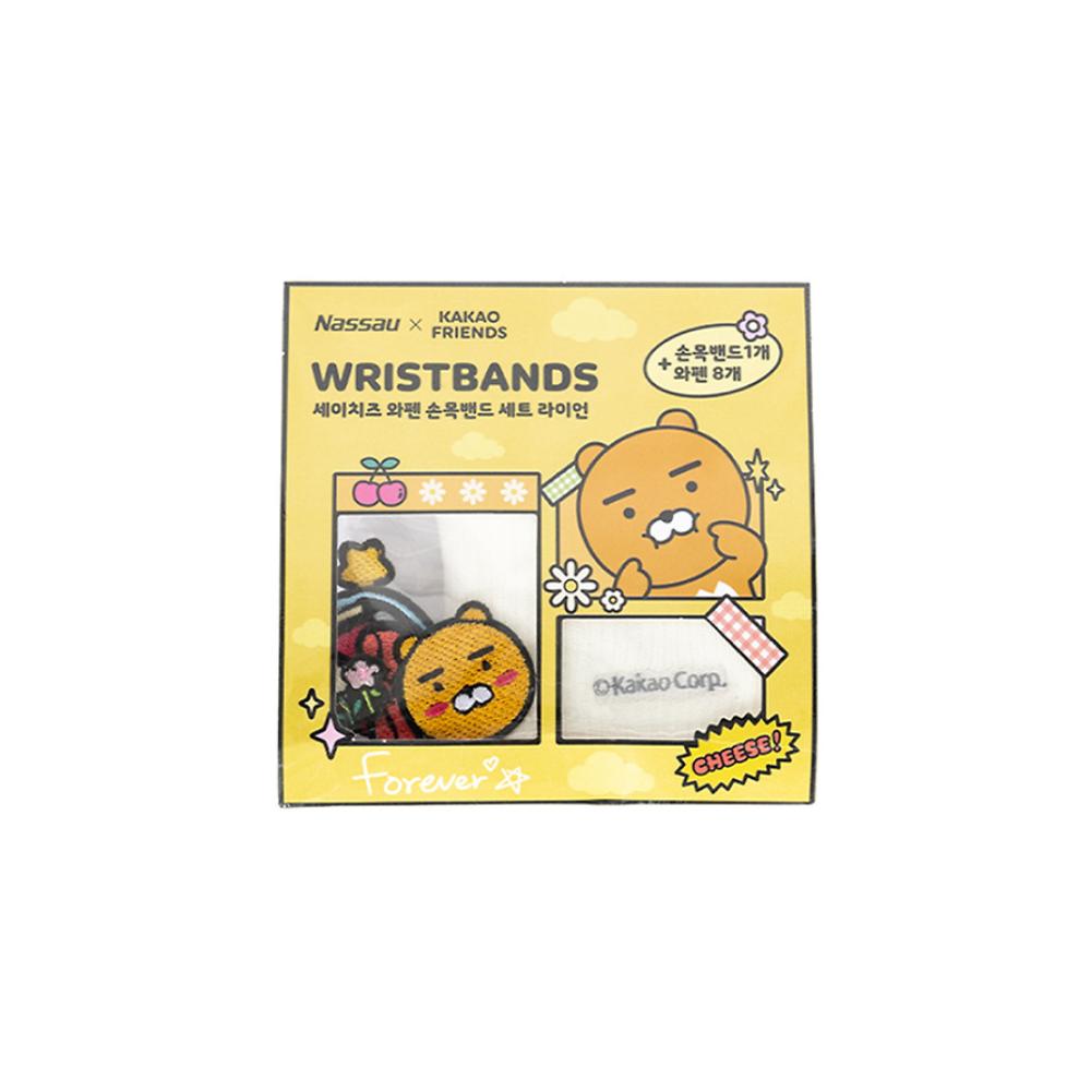 NASSAU x Kakao Friends - Apeach Wappen Wristband Set