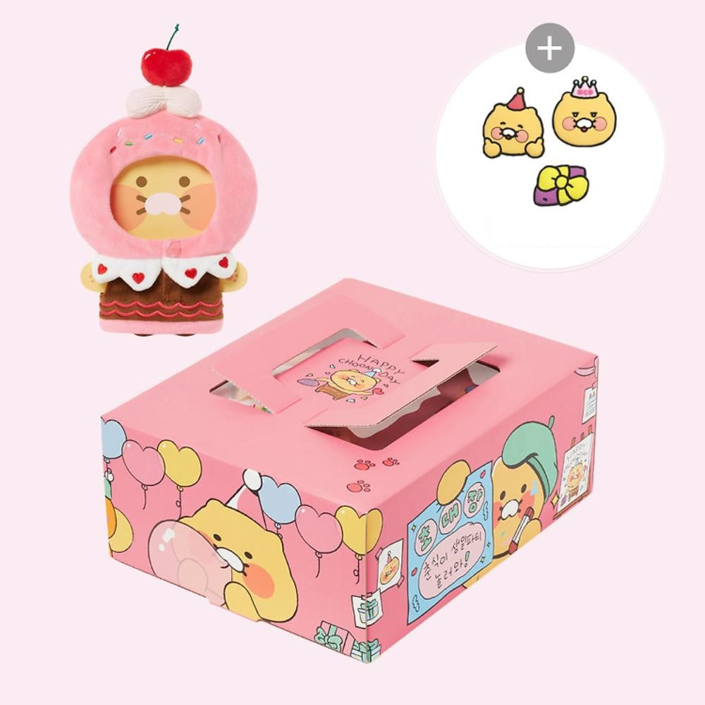 Kakao Friends - Choonsik's Birthday Party Gift Box & Doll Costume Set