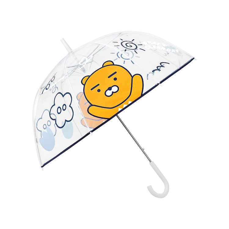 Kakao Friends - Dome-Shaped 8K Transparent Umbrella