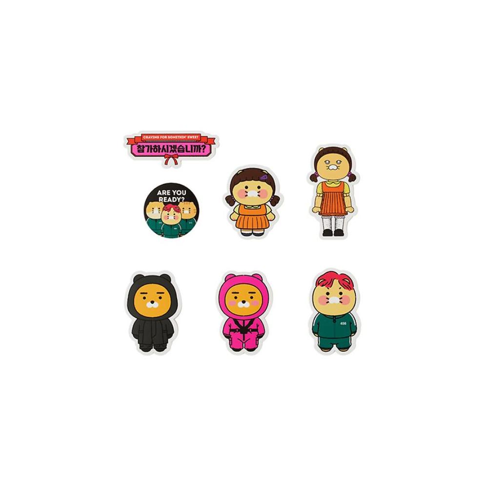 Netflix Squid Game 2 x Kakao Friends - Ryan & Choonsik Sticker Pack