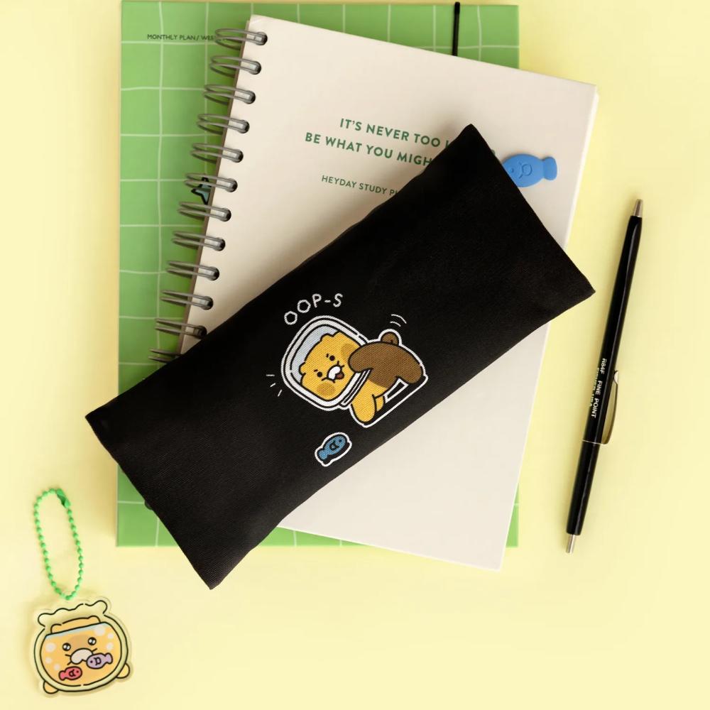 Kakao Friends - Choonsik Ordinary Fabric Flat Pencil Case