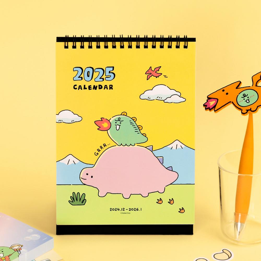 Kakao Friends - Jordi Dino 2025 Vertical Desk Calendar