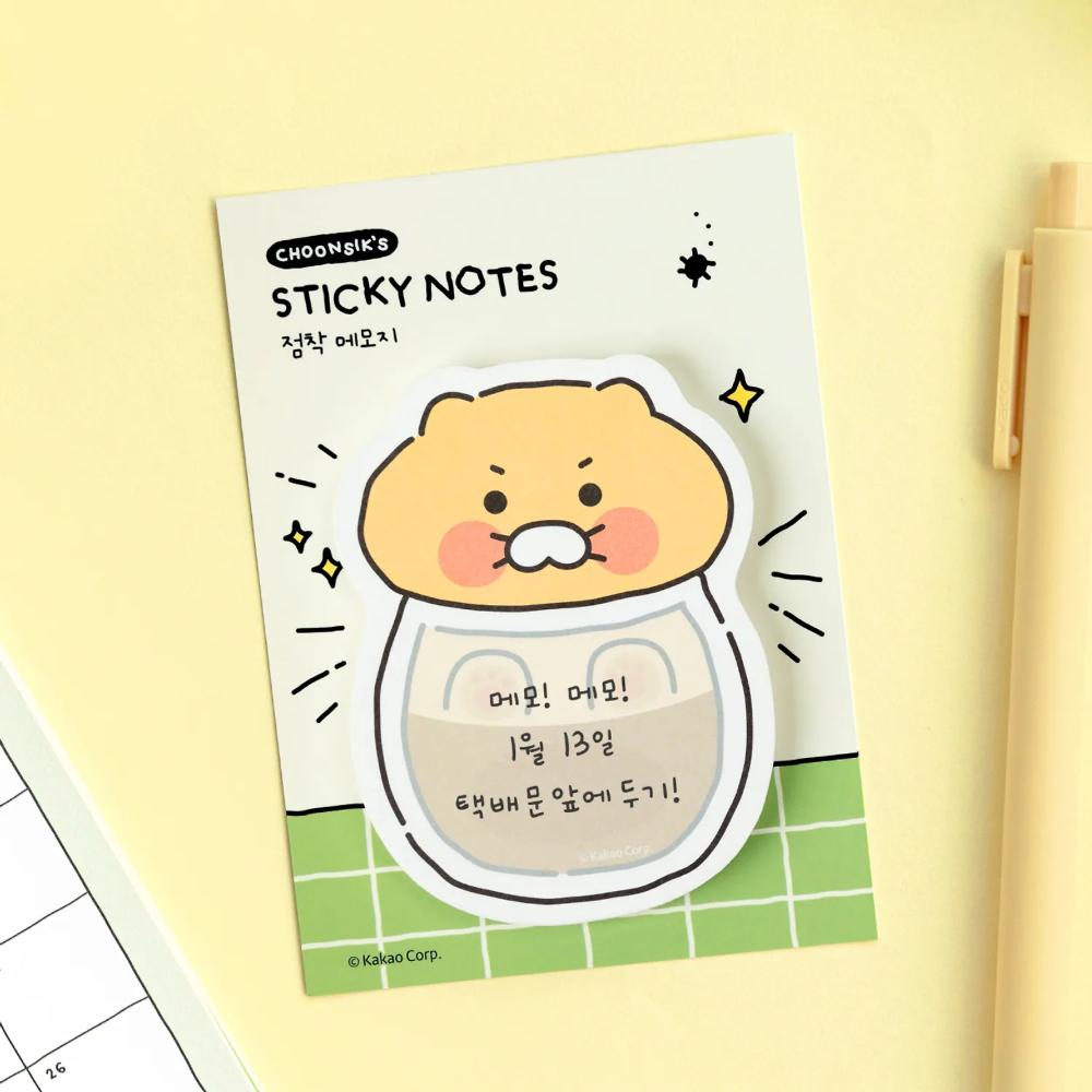 Kakao Friends - Choonsik Ordinary Shape Sticky Note