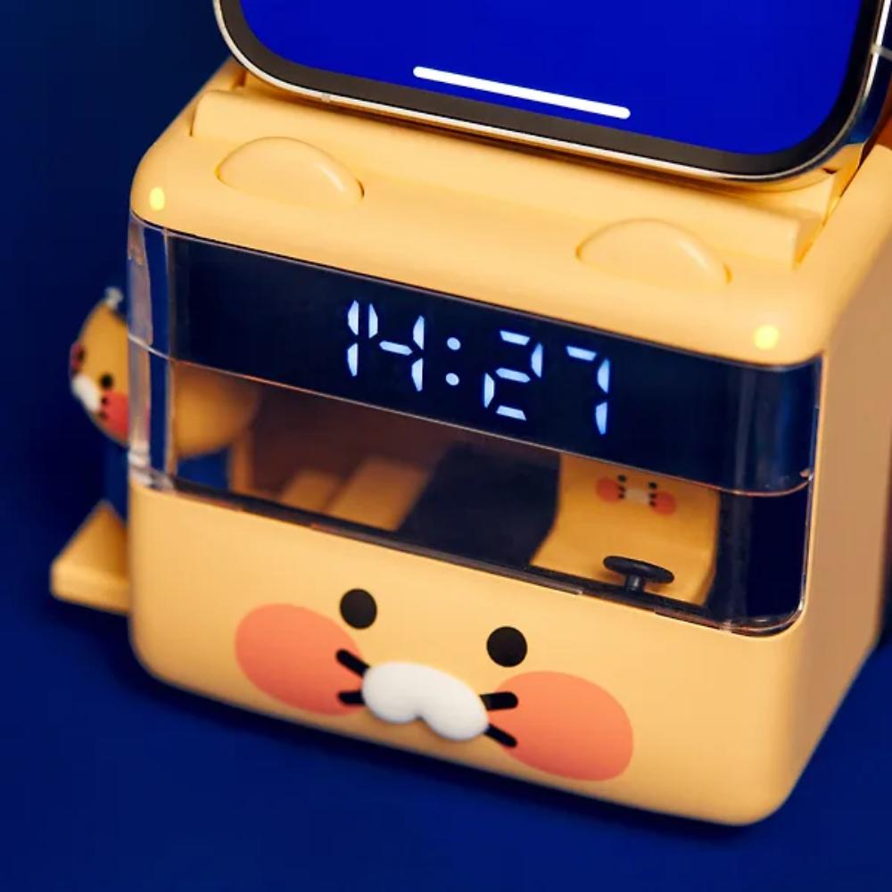 Kakao Friends - Choonsik Bus 2 in 1 Wireless Charging LED Clock