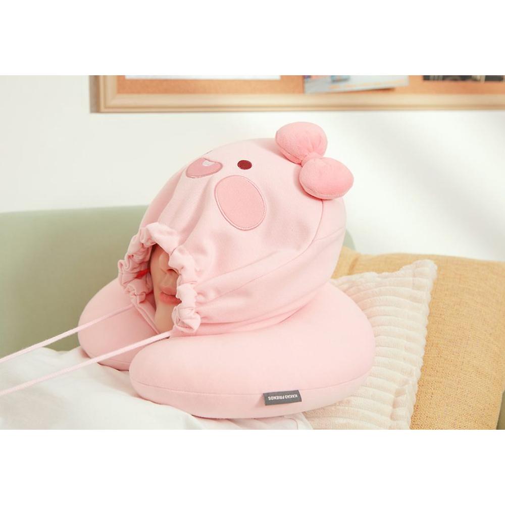 Kakao Friends - Little Friends Hooded Neck Pillow