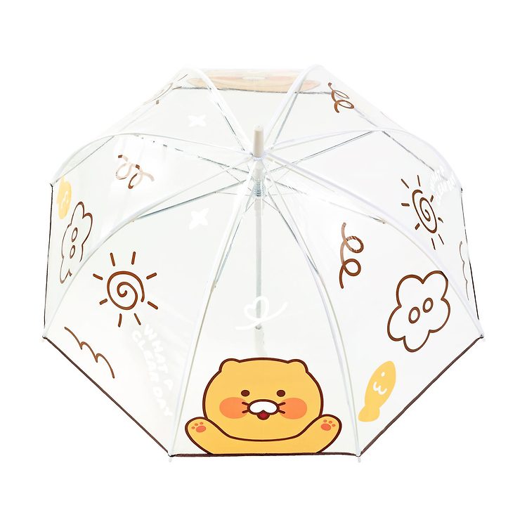 Kakao Friends - Dome-Shaped 8K Transparent Umbrella