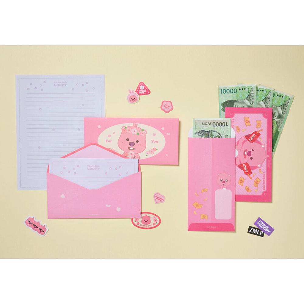 Kakao Friends x Zanmang Loopy - Janmangrupee Money Envelope Set