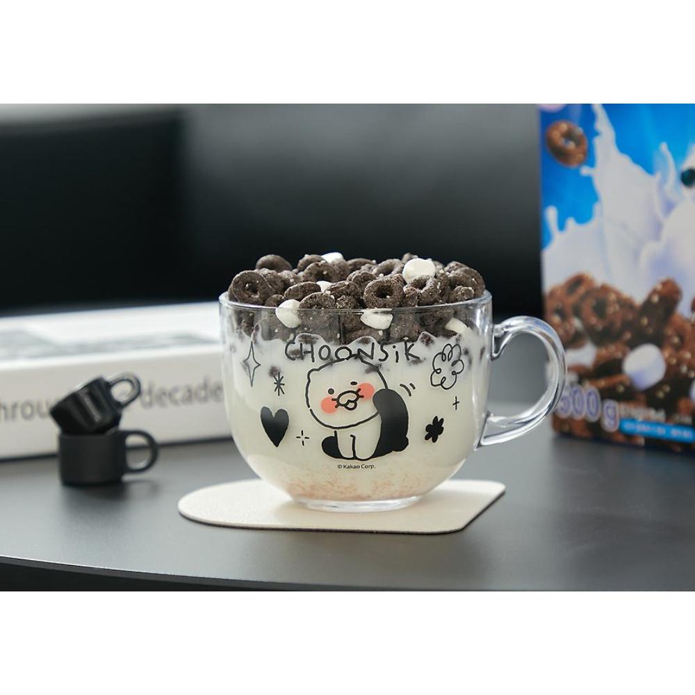 Kakao Friends - Doodle Doodle Choonsik Cereal Glass Bowl