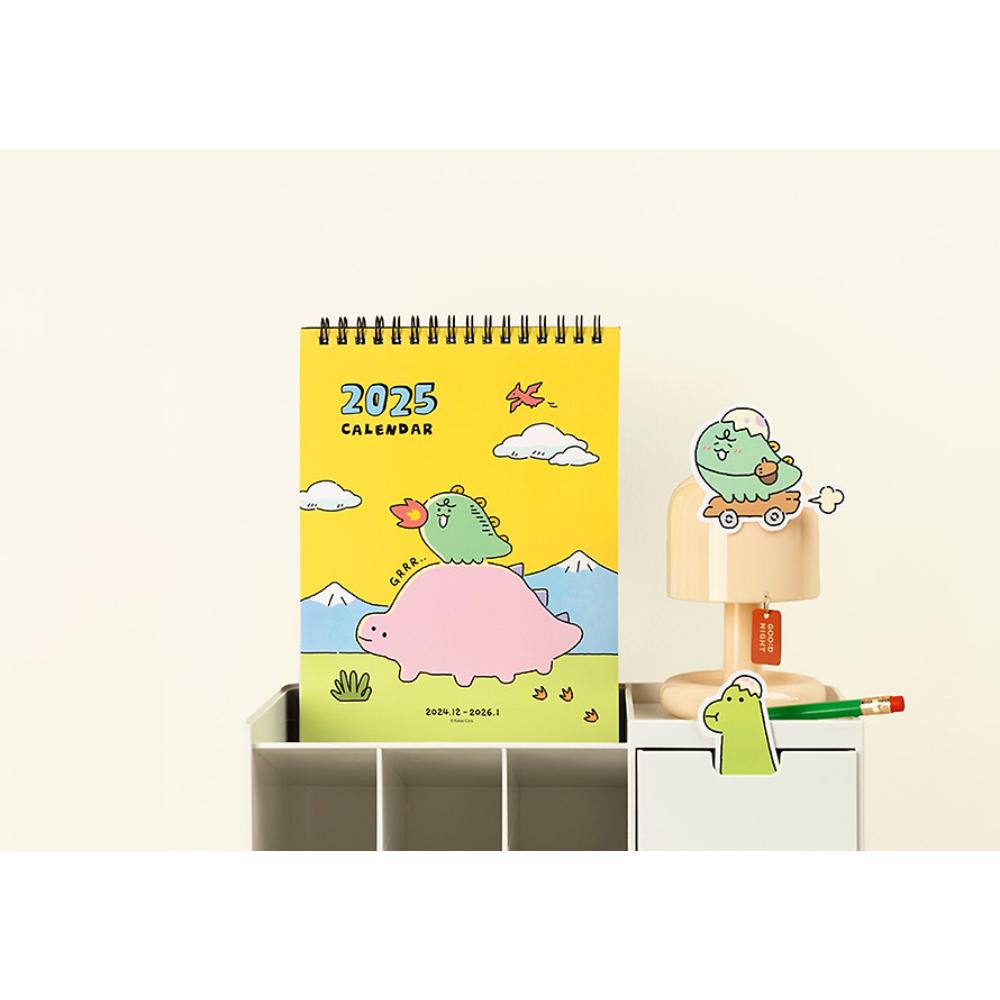 Kakao Friends - Jordi Dino 2025 Vertical Desk Calendar