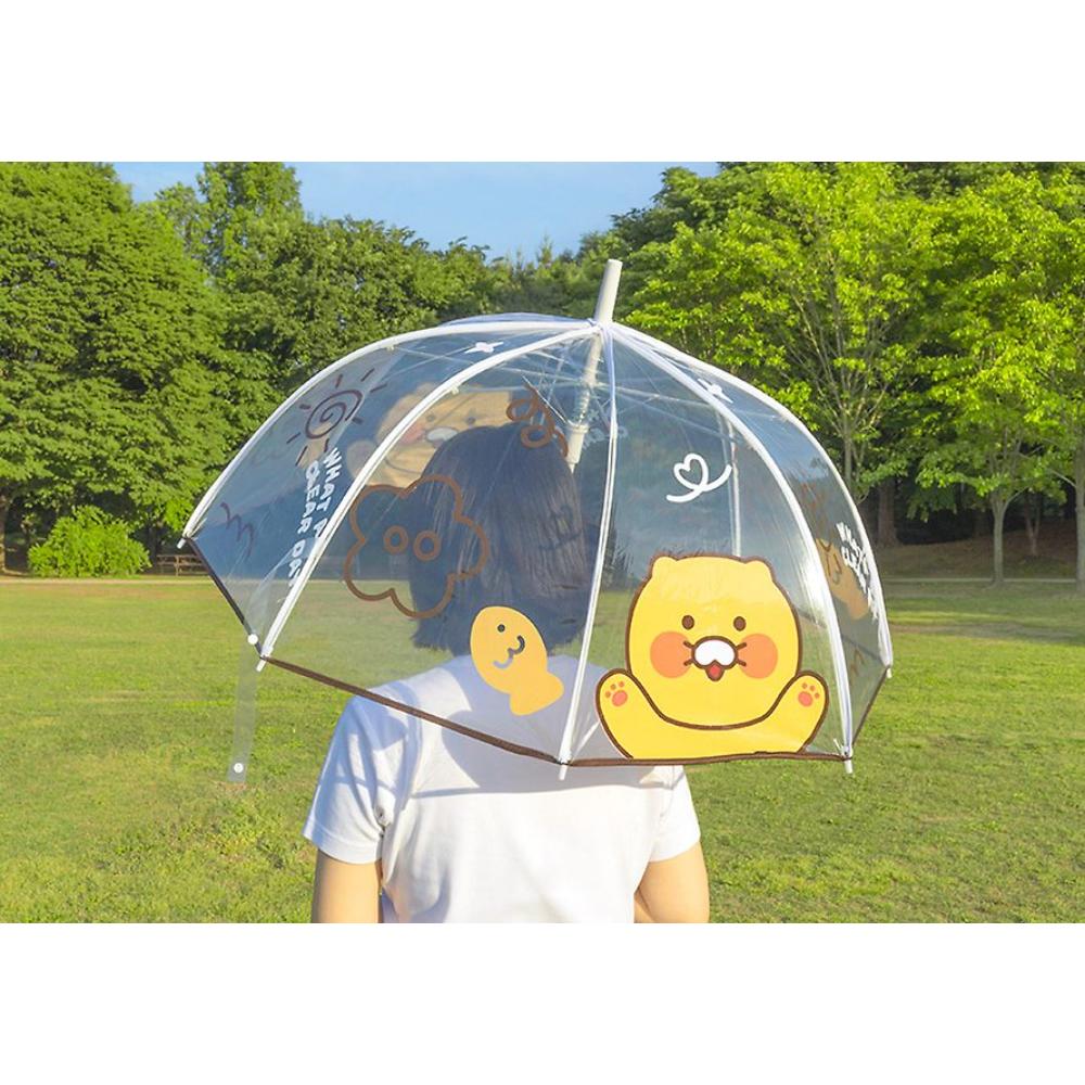 Kakao Friends - Dome-Shaped 8K Transparent Umbrella