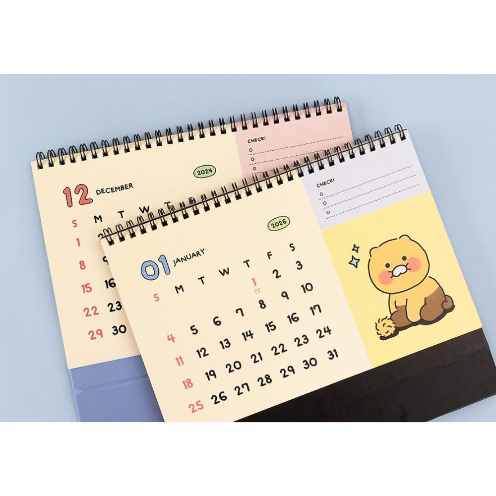 Kakao Friends - Choonsik 2025 Basic Desk Calendar