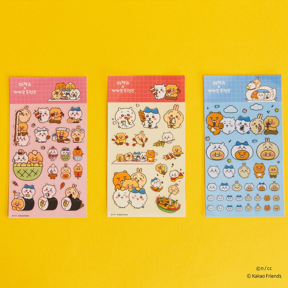 CHIIKAWA x Kakao Friends - Ryan & Choonsik Transparent Sticker