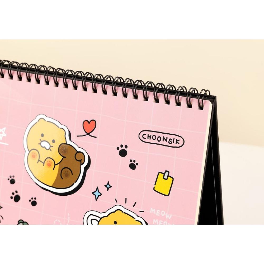 Kakao Friends - Choonsik 2025 Basic Desk Calendar