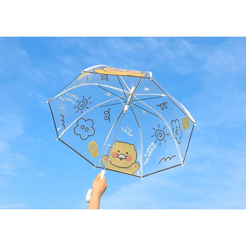 Kakao Friends - Dome-Shaped 8K Transparent Umbrella