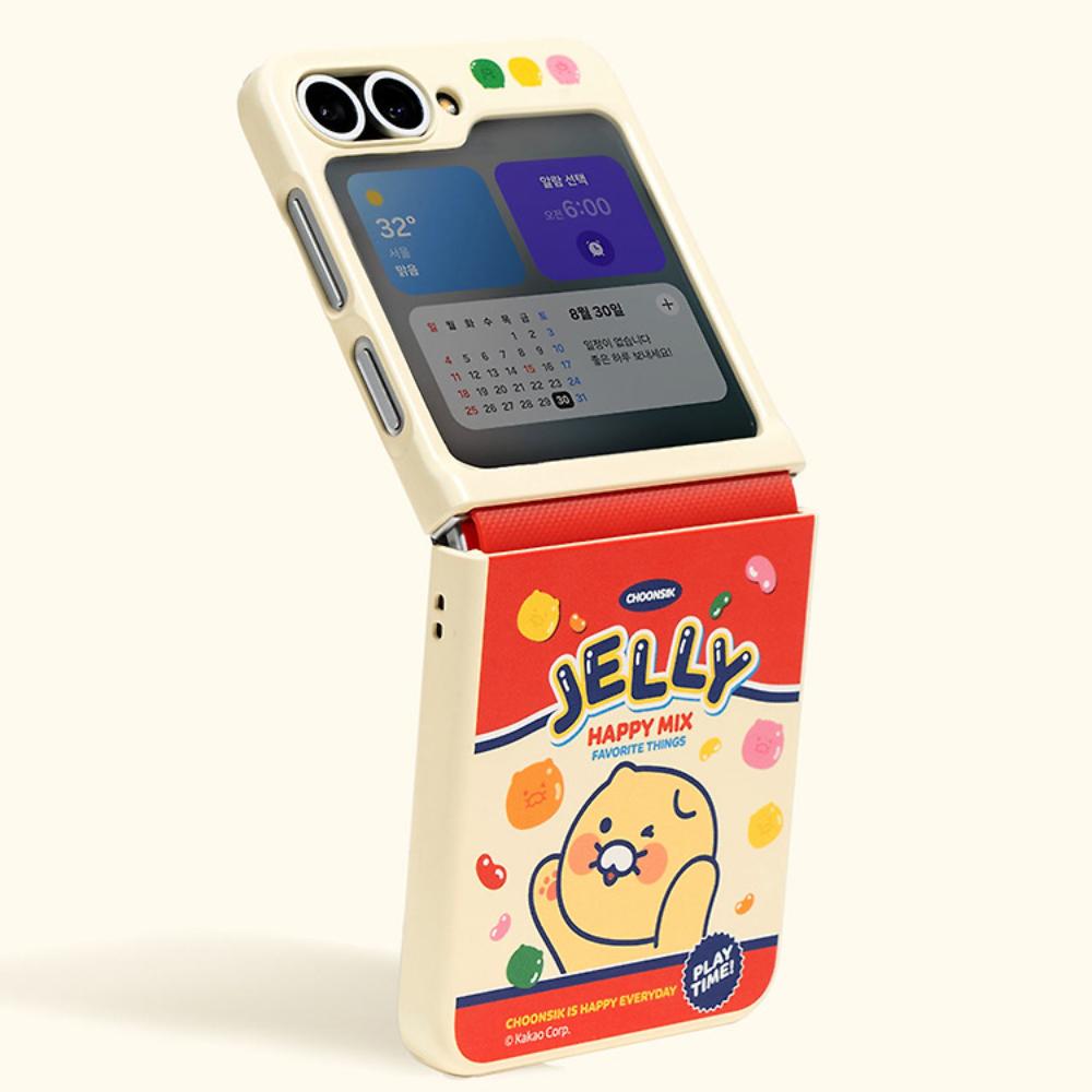 Kakao Friends - Choonsik Snack Magnetic Phone Case (Galaxy Z Flip6)